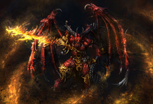 Reign in Hell game art paintover